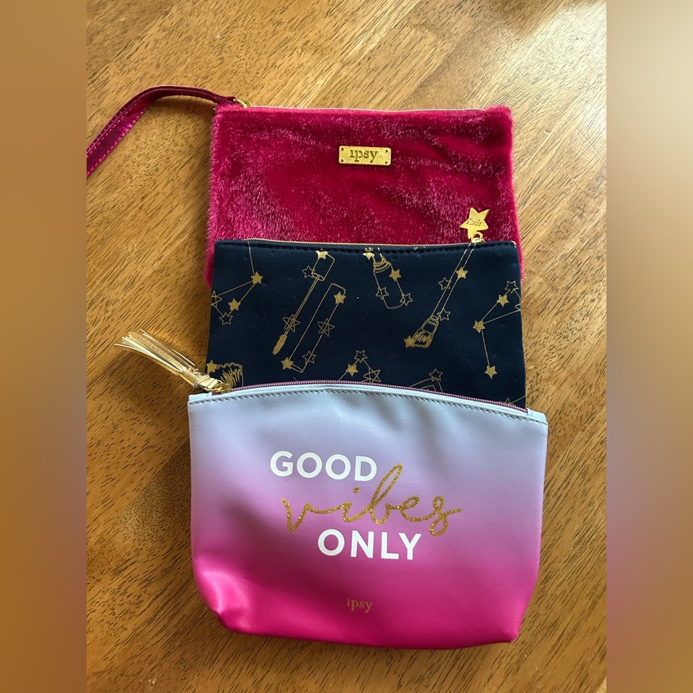 Set of 3 Ipsy bags